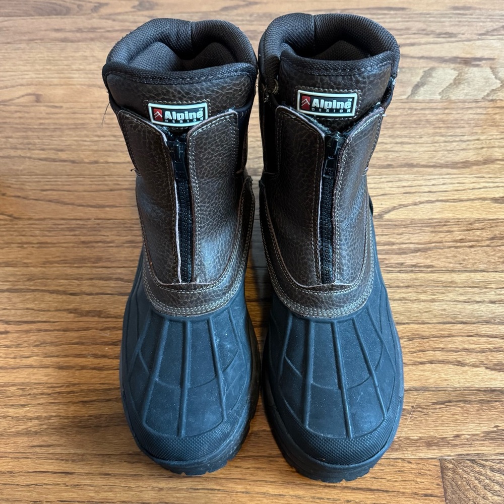 Alpine Design Men’s leather rubber boots